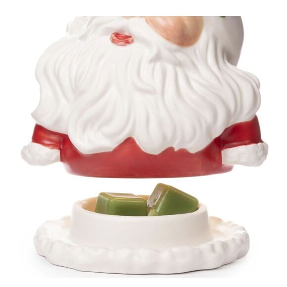 New Christmas Scentsationals Wax Fragrance Warmer, Vintage Santa - Picture 2 of 9